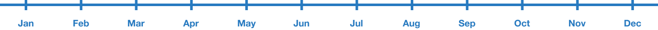 6 Plus 6 program timeline